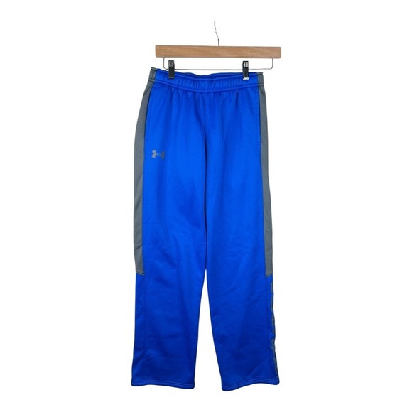 Under Armour Other - Under Armour Youth Signature‎ Pony Fleece Jogger Sweatpants Blue/Gray Size Large